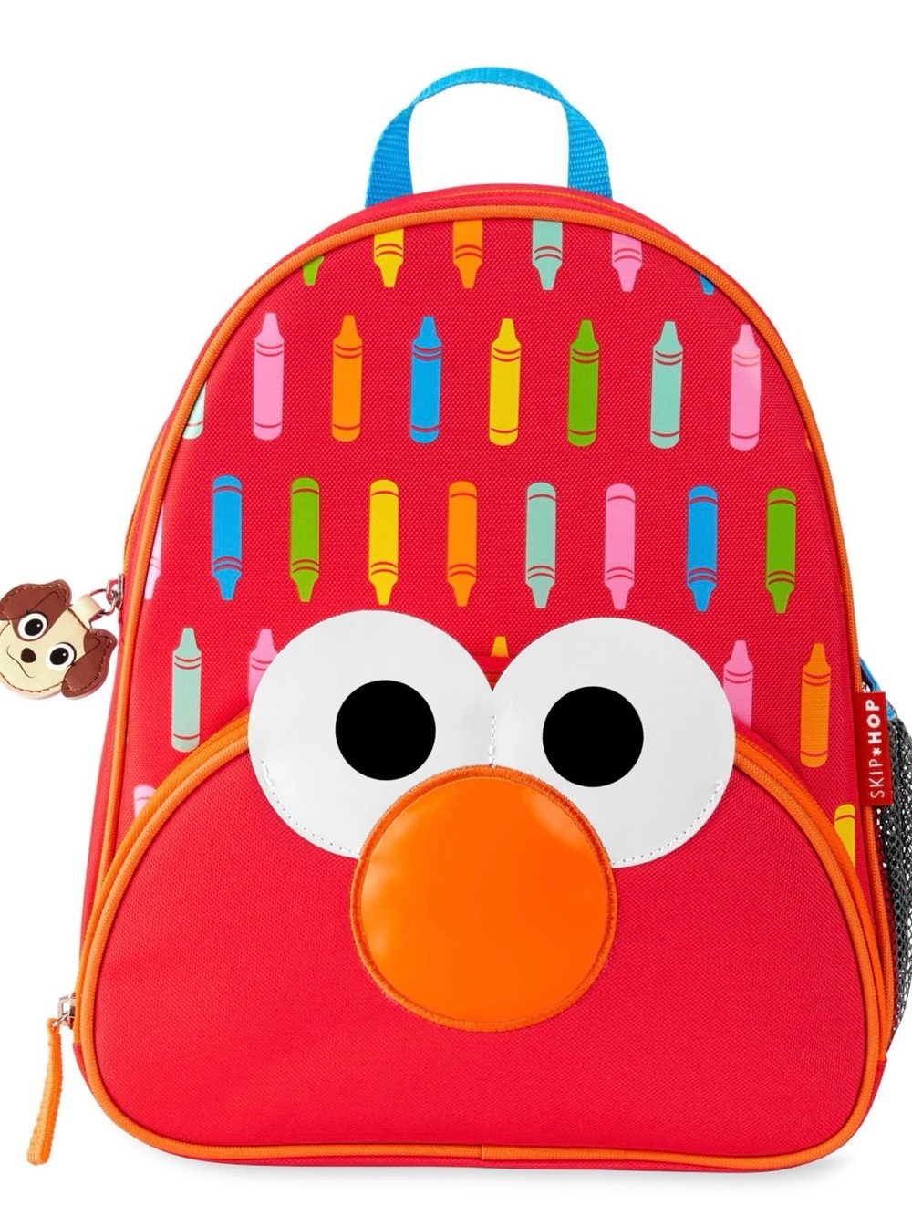 Skip Hop Elmo Crayon Print Kids Backpack in Red and Orange
